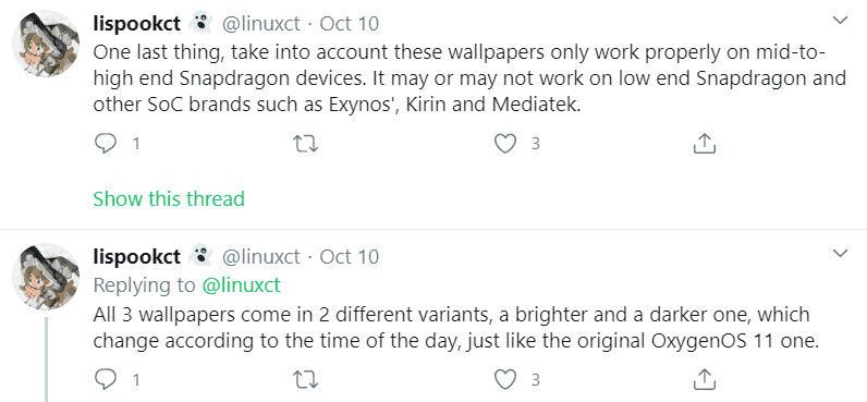 OnePlus 8T Live Wallpaper is usable any Android smartphone