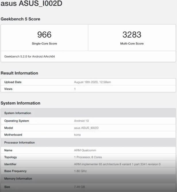 The full specs and photos of the upcoming Asus ZenFone 7 has leaked