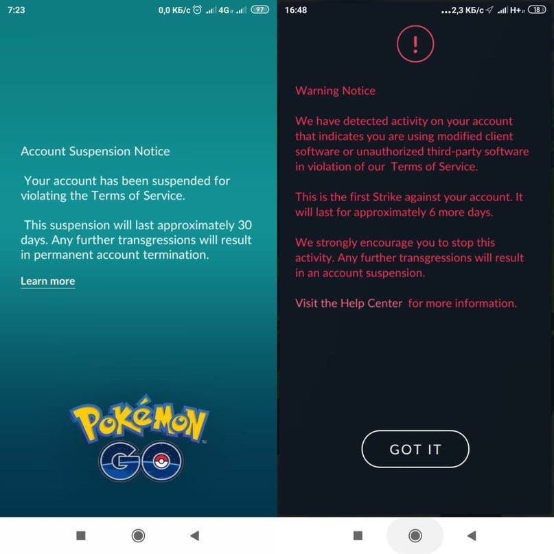 Xiaomi smartphone users are banned from Pokémon Go