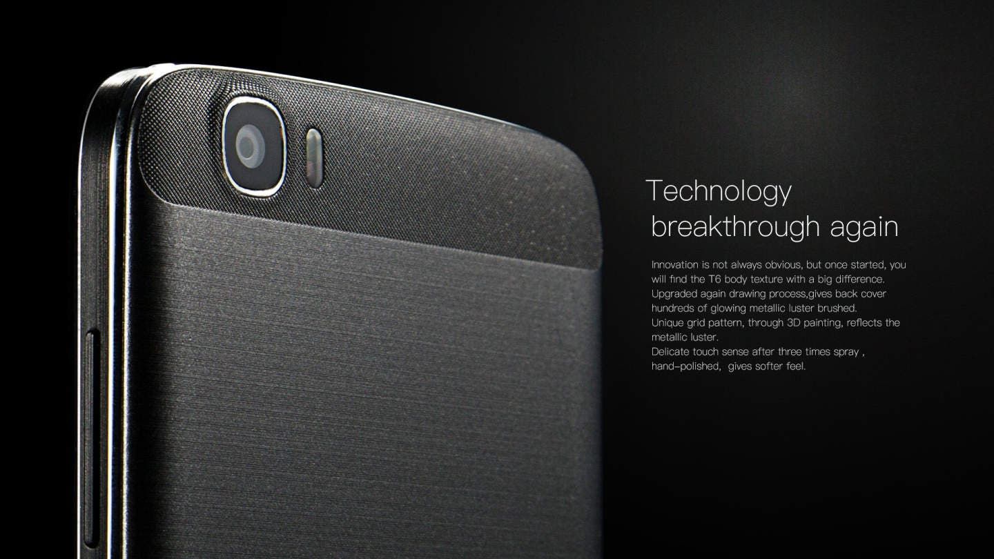 Doogee T6 revealed with ‘V’ shape chassis and 6250mAh battery
