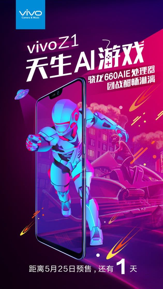 VIVO Z1 With Snapdragon 660 AIE To Go On Pre-Sale Tomorrow