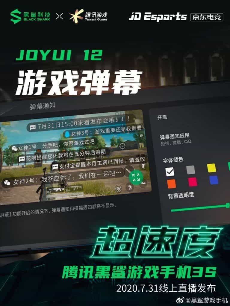 Black Shark 3S coming with motion controls and USB screen mirroring