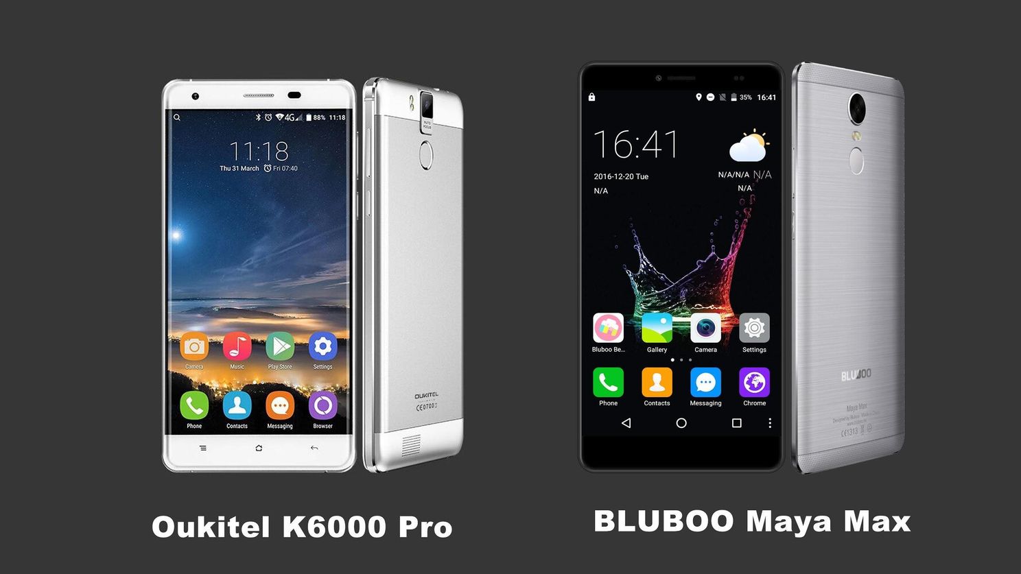 A closer look at the Bluboo Maya Max design and battery technology