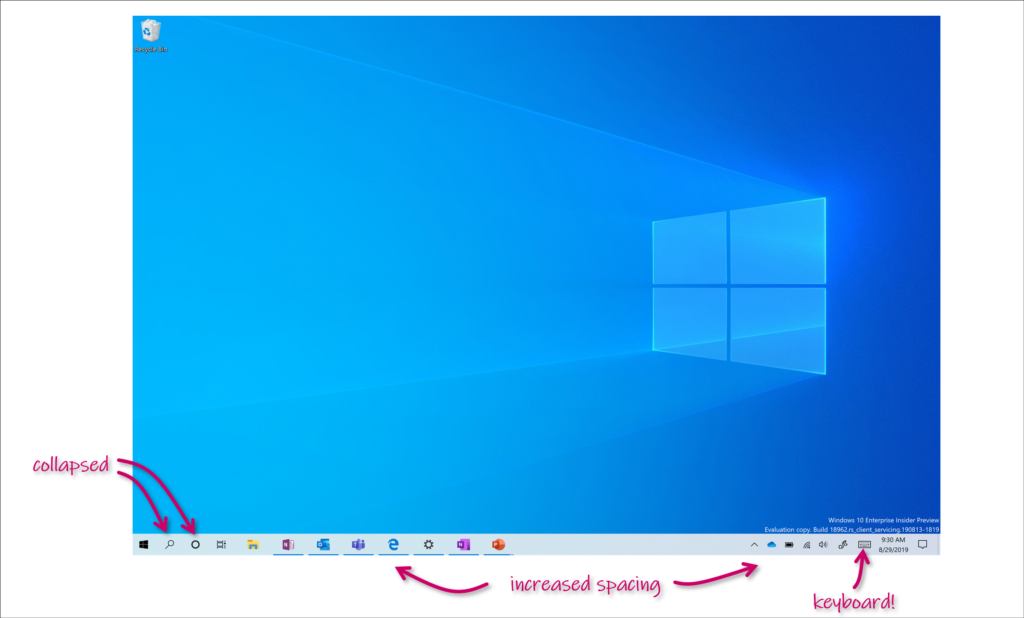 Windows 10: Microsoft unveils new interface for tablets