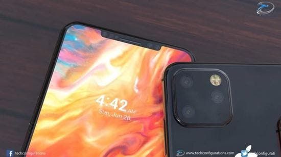 iPhone XI Max Renderings Show Square-shaped Three Camera Design