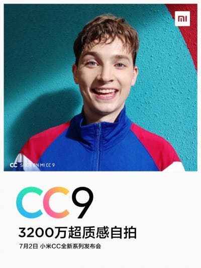 Xiaomi CC9 confirmed to feature a 32MP front camera