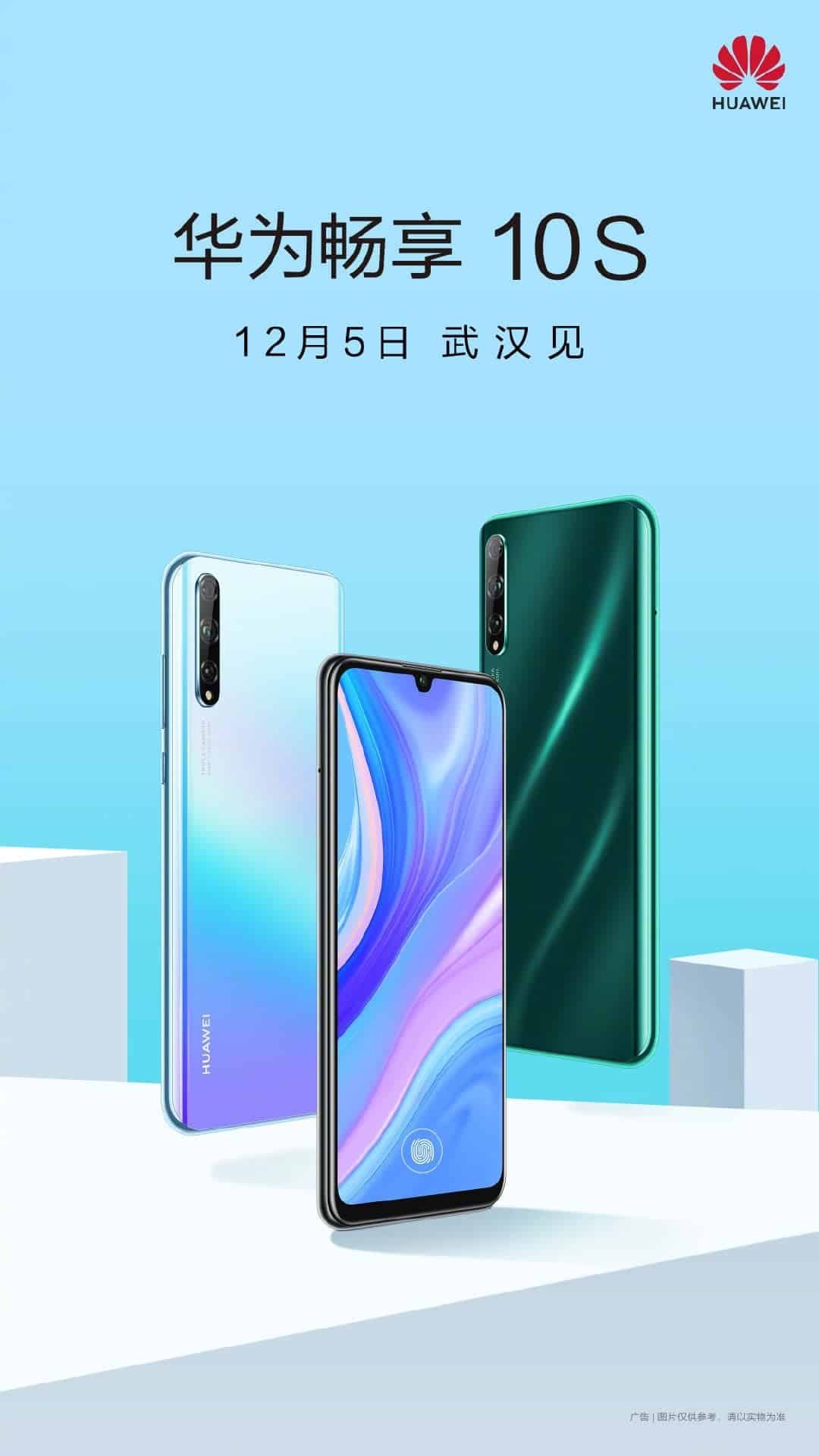 Huawei Enjoy 10S Going on Sale on December 5th
