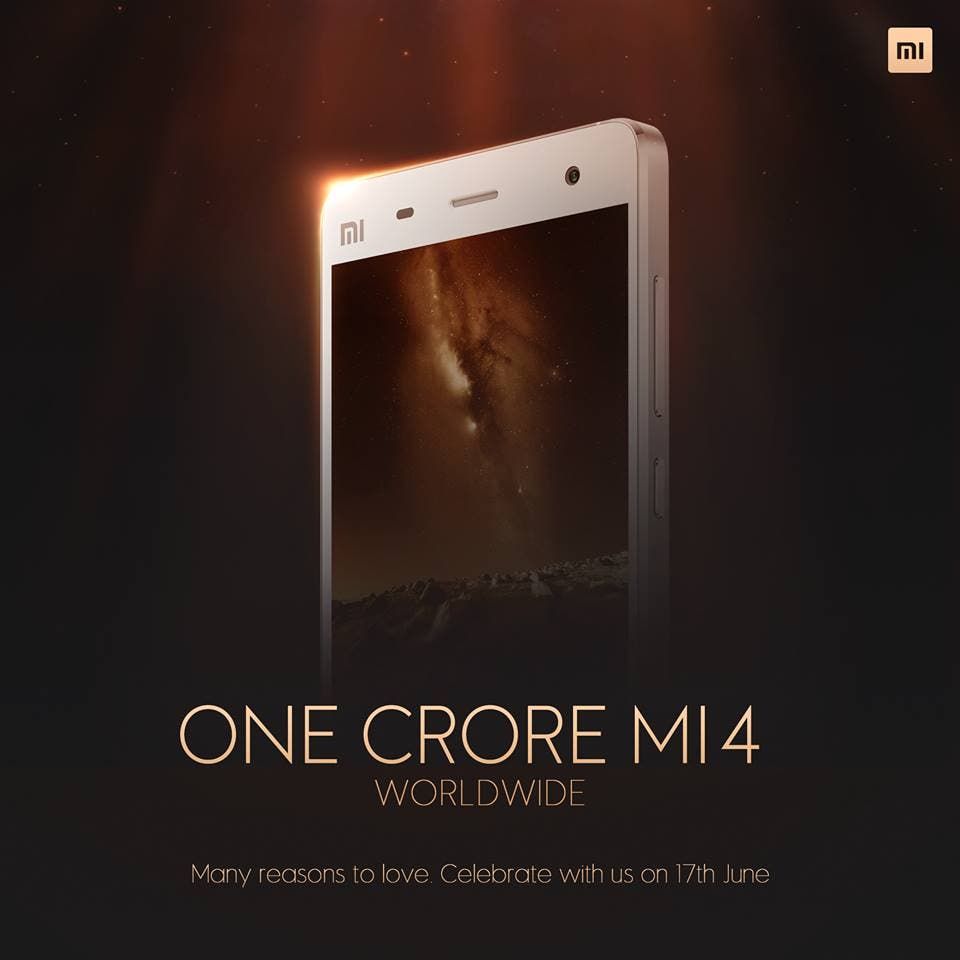 Xiaomi claims to have shipped 6 million Mi Bands, 10 million Mi 4 units
