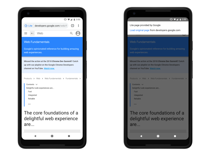Chrome for Android is updated to version 73 with many new features