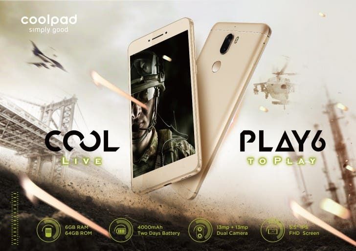 Coolpad Cool Play 6 goes official in India