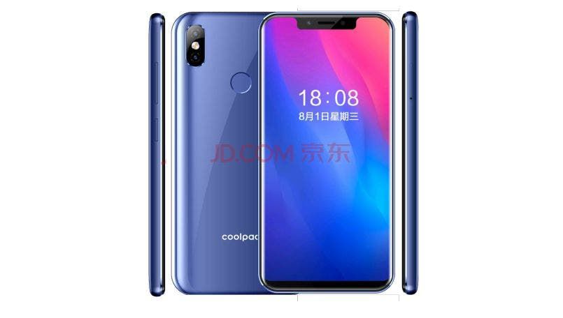 Coolpad M3 is a $100 notched phone with AI face recognition