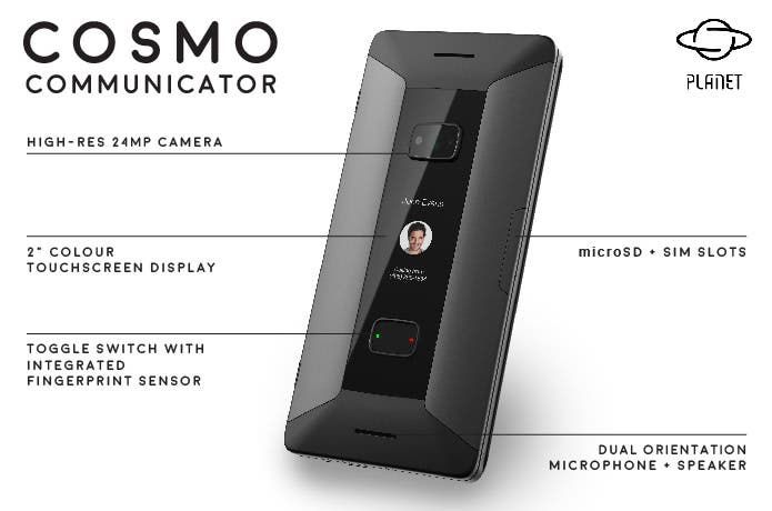 Cosmo Communicator or "smartphone" crowdfunded for $549