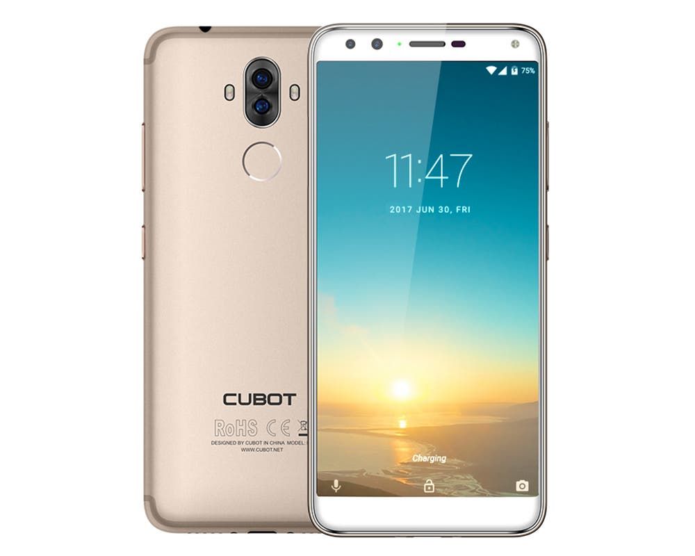 Cubot X18 Plus Revealed with Two Cameras on the Front and Back
