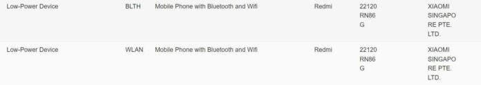 Redmi 11A handset certified by IMDA in Singapore