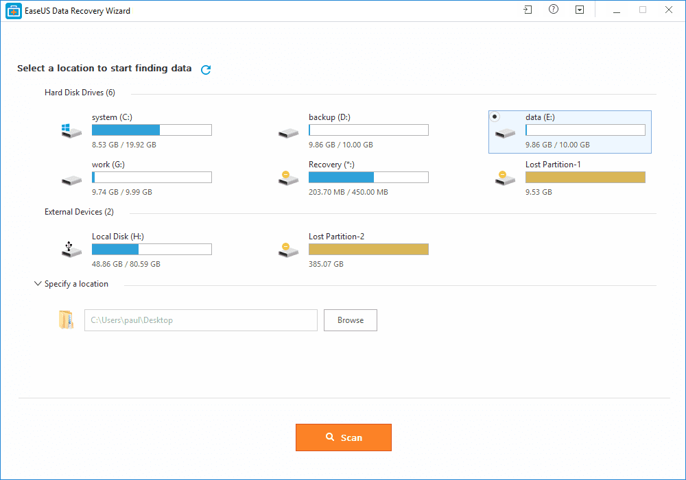 EaseUS Data Recovery Wizard: a Fast and Simple way to recover your data