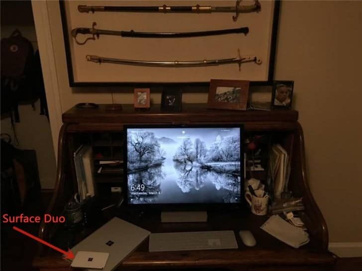 Microsoft Executive Accidentally Exposes His Surface Duo Model