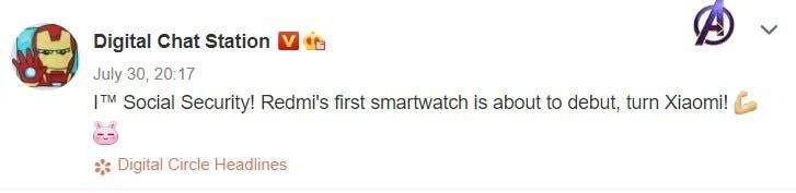 New leak points that the Redmi Watch will be announced soon