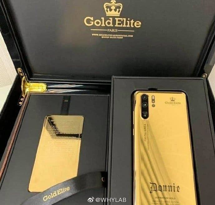 Golden Huawei P30 Pro appears in the hands of Donnie Yen