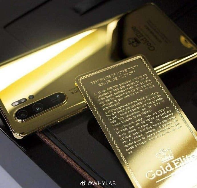 Golden Huawei P30 Pro appears in the hands of Donnie Yen
