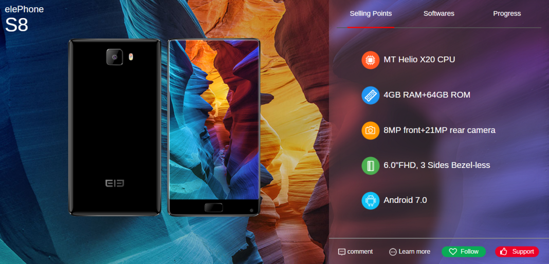 Elephone S8
