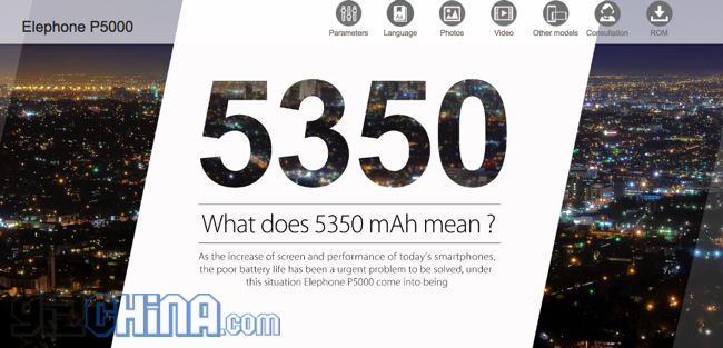 Elephone P5000 full specifications revealed! Include fingerprint ID, and 4 day battery