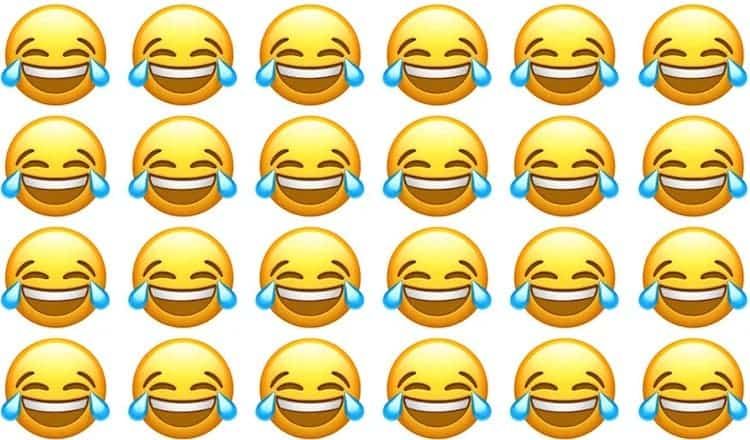 "Face with Tears of Joy" is the most popular emoji in the world