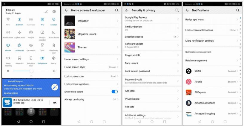 EMUI 9.0 beta with Android Pie kicks off for 7 devices: Check details here