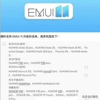 These are the first Huawei and Honor smartphones to receive EMUI 11