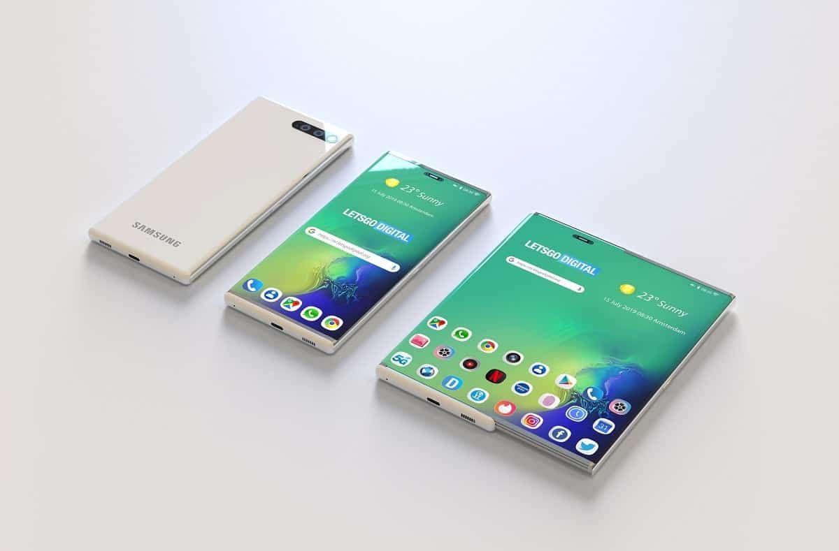 The expandable smartphone from Samsung as imagined by LetsGoDigital based on a patent