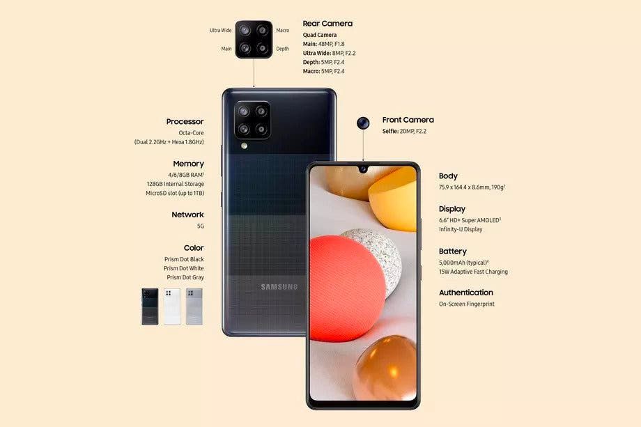 Google has revealed the SoC of the upcoming Samsung Galaxy A42 5G