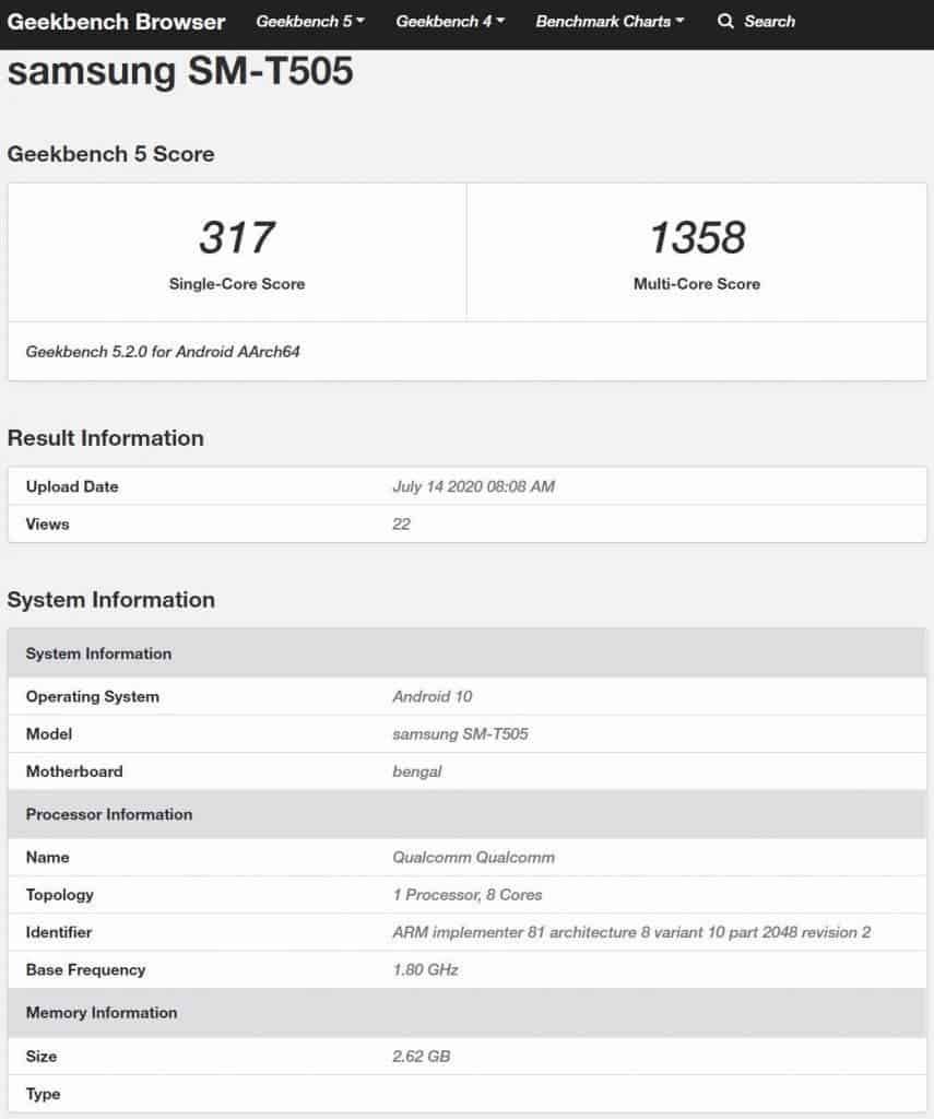 Samsung seemingly working on affordable tablet with Snapdragon 662