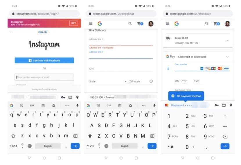 Android 11 to integrate passwords autofill right into your keyboard