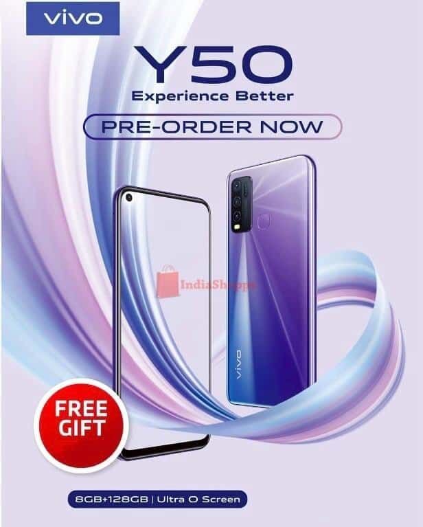 Vivo Y50 Promotional Image Surfaces, Reveals Key Design and More