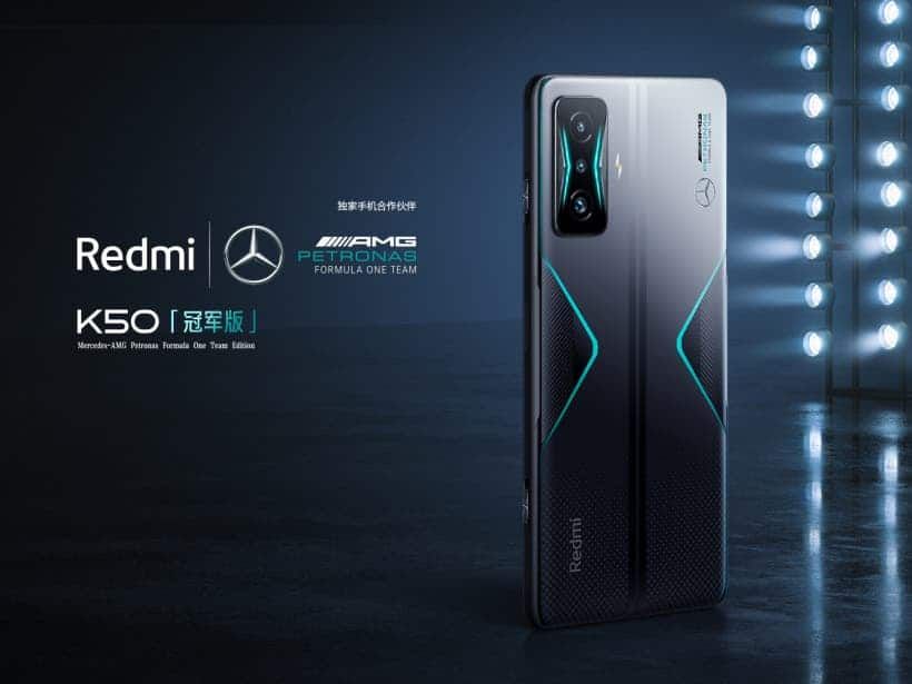 Redmi K50 Champion Edition Created With Mercedes-AMG Team Is Out