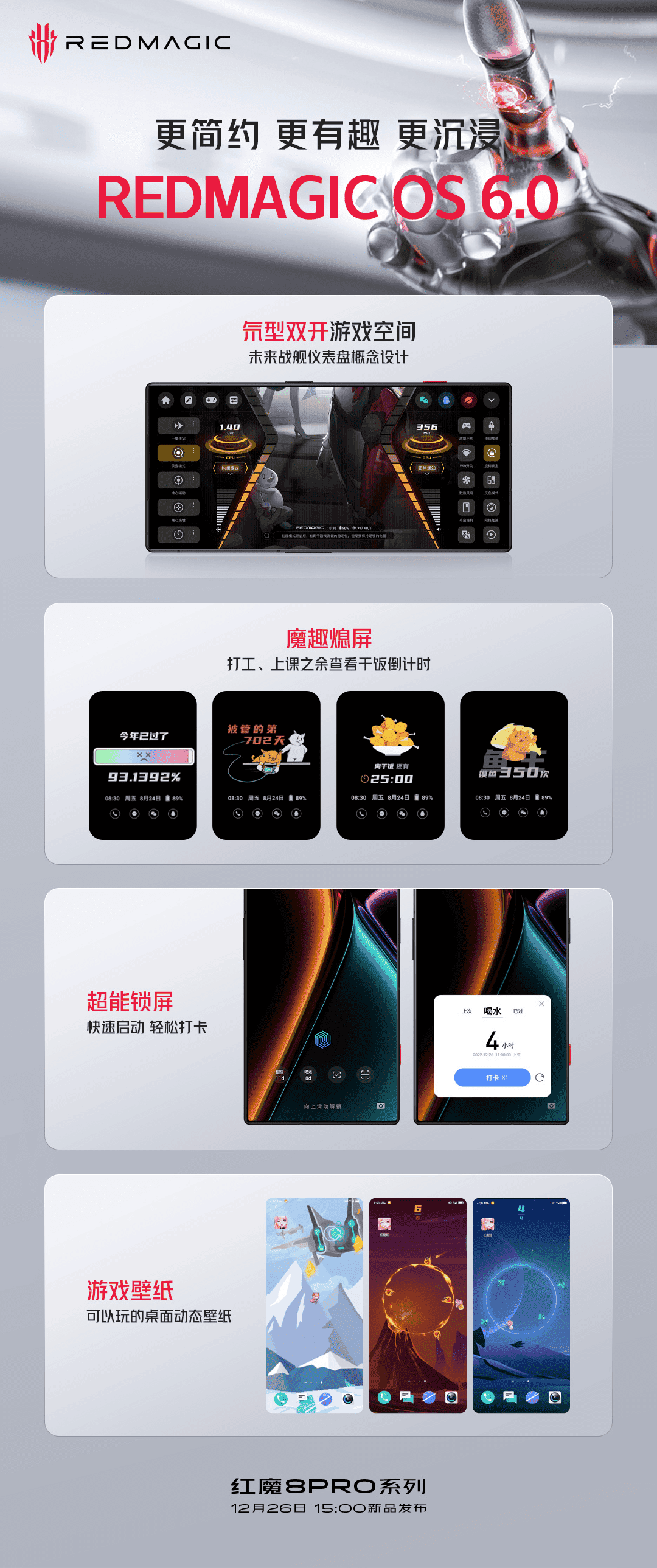 Redmagic 8 Pro series to support Magic Screen, REDMAGIC OS 6.0 & more