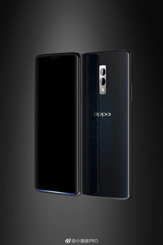 New Oppo Find X renders suggest skyline notification LED, glass back and more