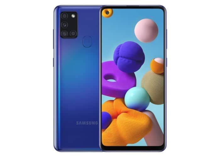 This is the Galaxy A21s: four rear cameras and the new Exynos 850