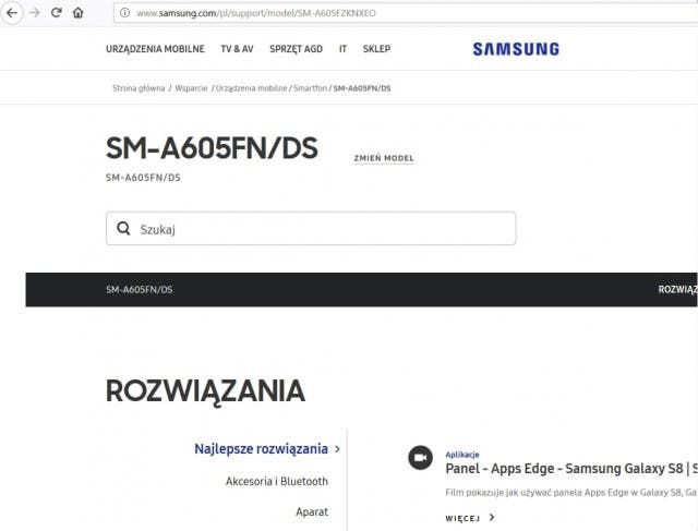 Galaxy A6+ listing appears on Samsung's official website briefly