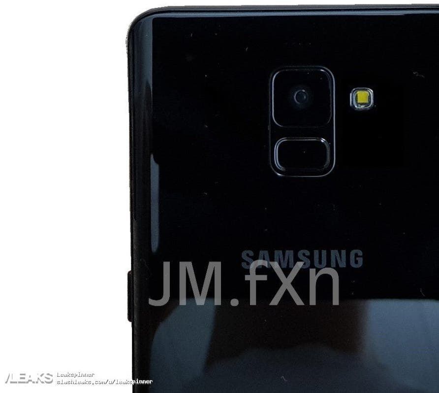Alleged Galaxy A8 (2018) render leaks, shows off what's at the back