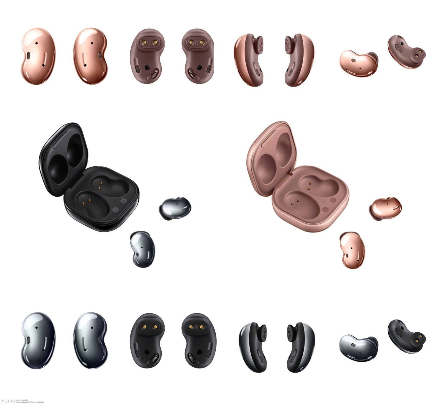 High-quality renders of the Galaxy Buds Live (Beans) has appeared