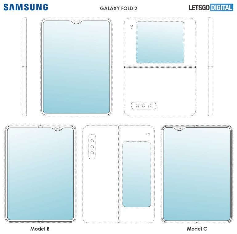 Samsung Galaxy Fold 2 patents reveal potential designs