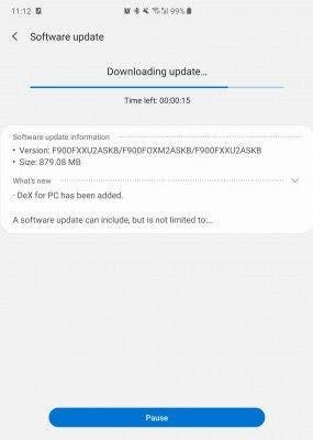 Samsung Galaxy Fold update brings support to DeX on PC feature
