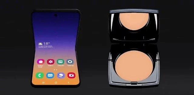 Here is the first real image of the Galaxy Bloom, Samsung's new foldable smartphone