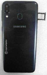 Galaxy M20 leaked image confirms Dual rear camera, and fingerprint sensor