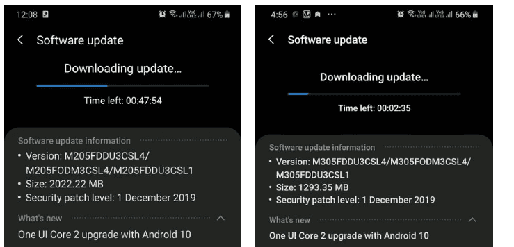 Galaxy M20, Galaxy M30 getting stable Android 10 in India