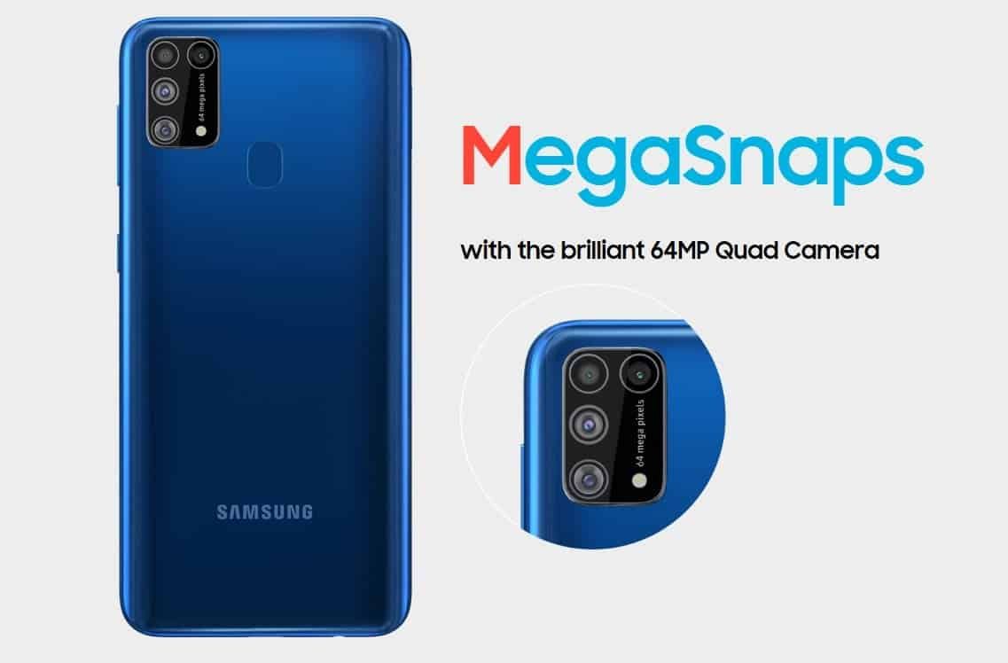 Samsung revealed the design and the features of the Galaxy M31