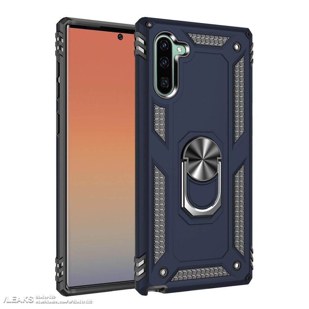 Galaxy Note 10 case renders reaffirm leaked renders