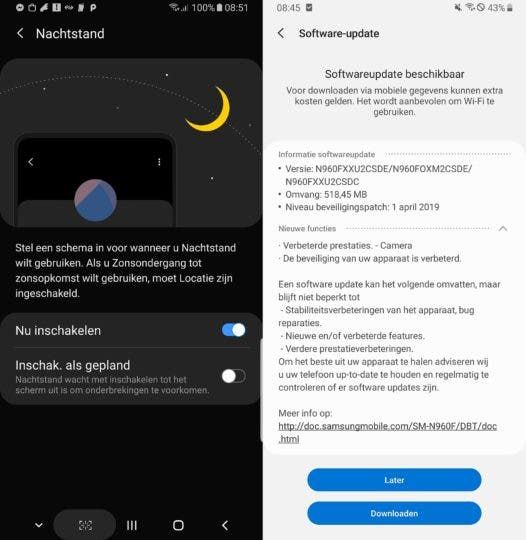 New Samsung Galaxy Note 9 update brings April patches and camera improvements