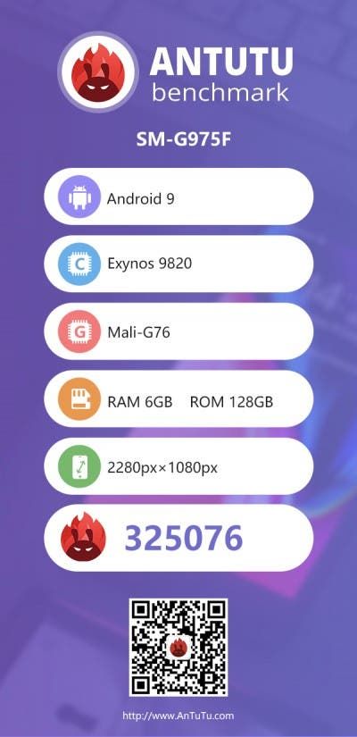 Exynos 9820 powered Galaxy S10+ floors Huawei Mate 20 Pro on AnTuTu