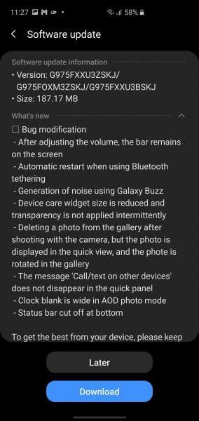 Galaxy S10 receives fifth One UI 2 beta update